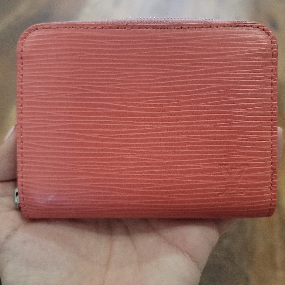 Pink Epi Coin Purse